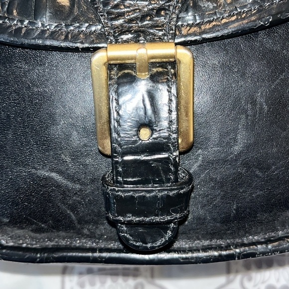 Brahmin Crocodile Black shoulder purse/Crossbody. Beautiful condition - Picture 3 of 9